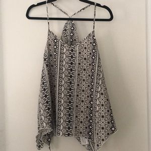 Hollister racer back swing tank